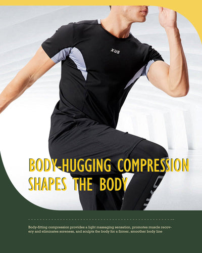 BOOMCOOL 5PCS Gym Clothes for Men Workout Sets