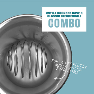 BlenderBottle Strada Shaker Cup Insulated Stainless Steel Water Bottle with Wire Whisk, 24-Ounce, Black