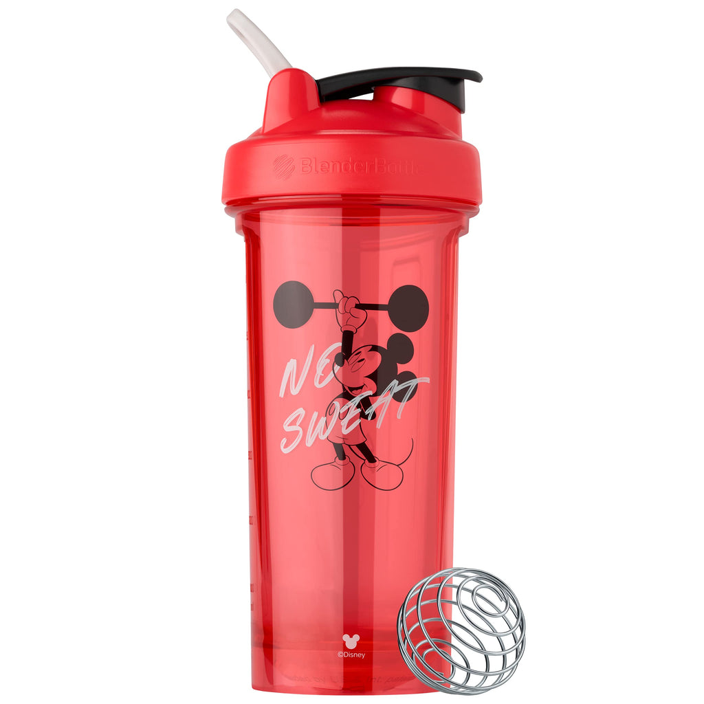BlenderBottle Disney Princess Shaker Bottle Pro Series, Perfect for Protein Shakes and Pre Workout, 28-Ounce, Belle