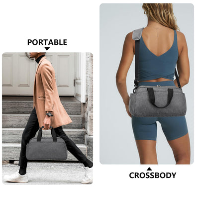 14 inch Small Gym Bag for Women & Men, Mini Duffel Bag for Travel Sports Lightweight Carry On Bag (Light Green)