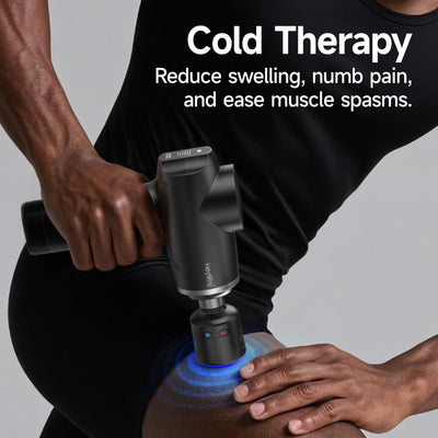 Percussion Massage Gun Deep Tissue with Heat and Cold, Portable Handheld Muscle Massager, Percussion Back Body Masajeador 12mm Amplitude for Athletes, Runner, Gifts for Men Women