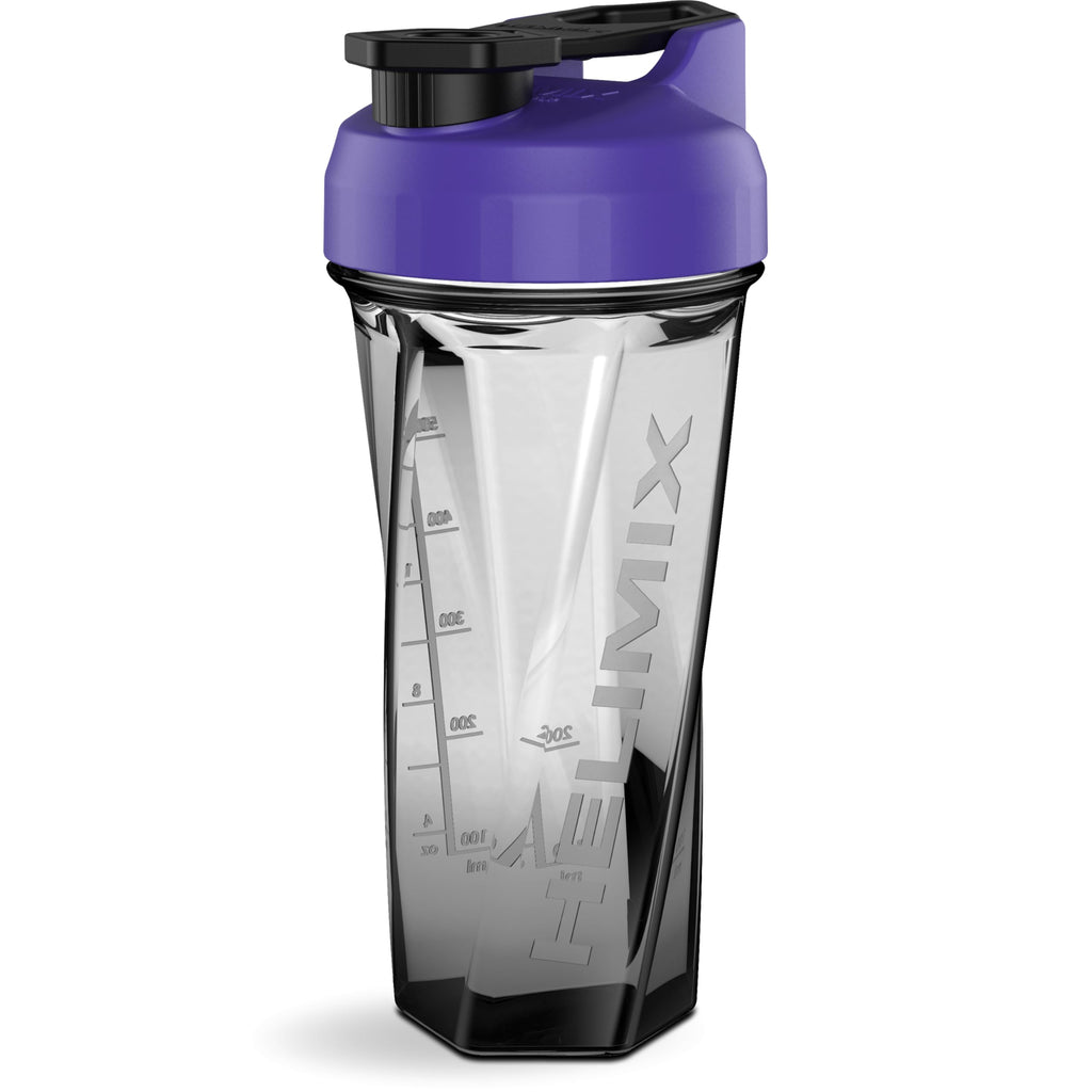 HELIMIX 2.0 Vortex Blender Shaker Bottle Holds upto 28oz | No Blending Ball or Whisk | USA Made | Portable Pre Workout Whey Protein Drink Shaker Cup | Mixes Cocktails Smoothies Shakes | Top Rack Safe