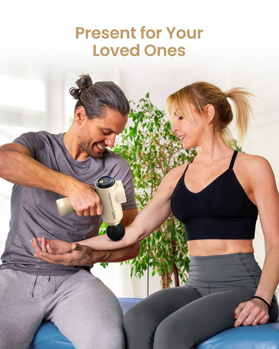 RENPHO Massage Gun Deep Tissue, Christmas Birthday Gifts for Women Men, Portable Percussion Massager for Back and Neck, Handheld Device with Carry Case, Active