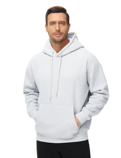 THE GYM PEOPLE Men's Fleece Pullover Hoodie Loose Fit Ultra Soft Hooded Sweatshirt With Pockets