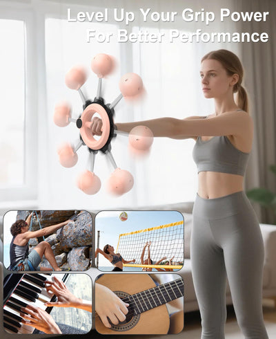 Arm Workout for Men and Women, 360° Hand-Crank Forearm Trainer, Chest Trainer,Shoulders and Arm Muscle Training Fitness Equipment, Home Workout Equipment and Gym Workouts