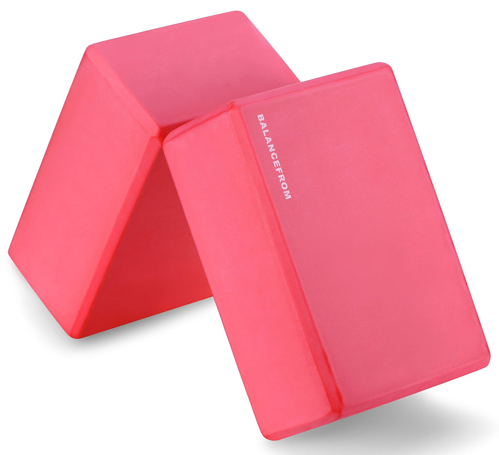 Fitvids Set of 2 High Density Premium - EVA Yoga Blocks, 9"x6"x4" Each
