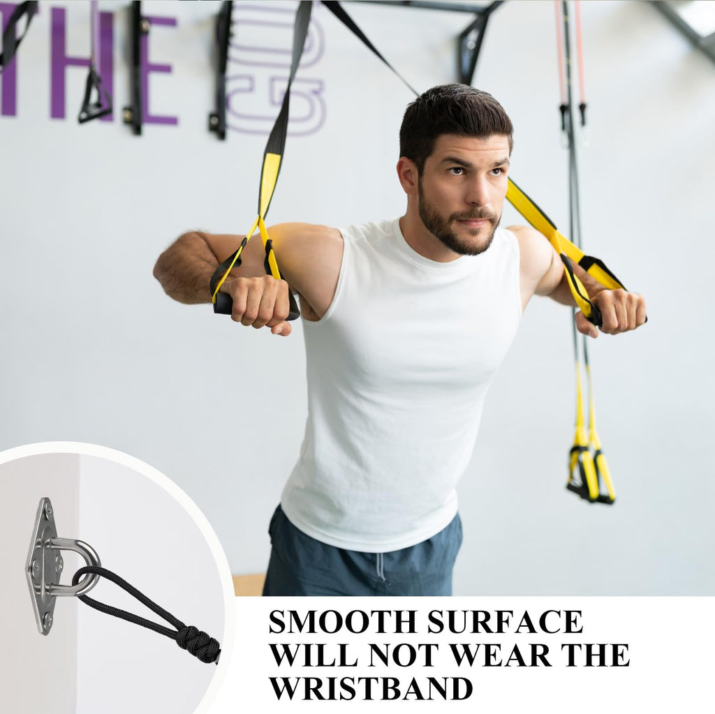 Wall Mount for Resistance Bands, Workout Anchors Wall Resistance with Hook for Fitness Bands, Space Saving Workout Equipment for Home Gym Weight Straps Suspension Training Exercise