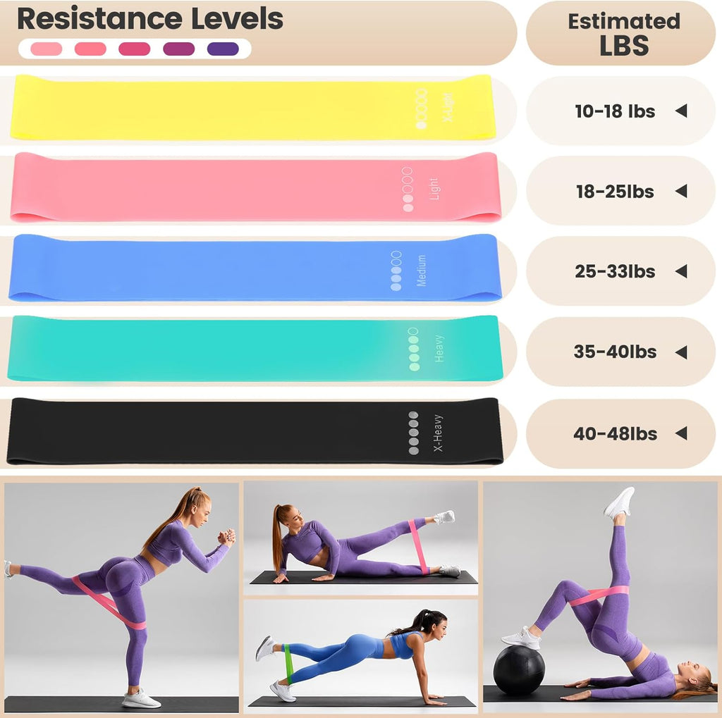 Pilates Essentials Kit for Home Workouts Women, Black Pilates Equipment Set with 9 Inch Yoga Ball, Pilates Slider, Resistance Band, yoga straps for stretching, Pilates Ring and Ball Set for Beginners