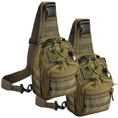 Tactical Shoulder Bag,1000D Outdoor Military Sling Daypack Backpack