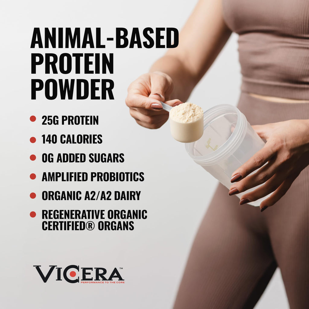 A2 Protein Powder, Peppermint Milkshake, 25 G Protein per Serving, Organic A2/A2 Whey Casein Blend With Probiotics and Celtic Sea Salt, Gluten Free Workout Supplement, Non GMO, 20 Serv, 27.4 Oz