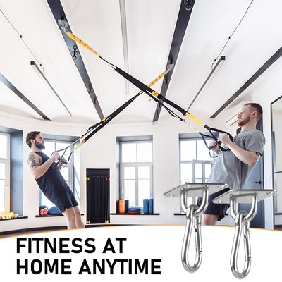 Wall Mount for Resistance Bands, Workout Anchors Wall Resistance with Hook for Fitness Bands, Space Saving Workout Equipment for Home Gym Weight Straps Suspension Training Exercise