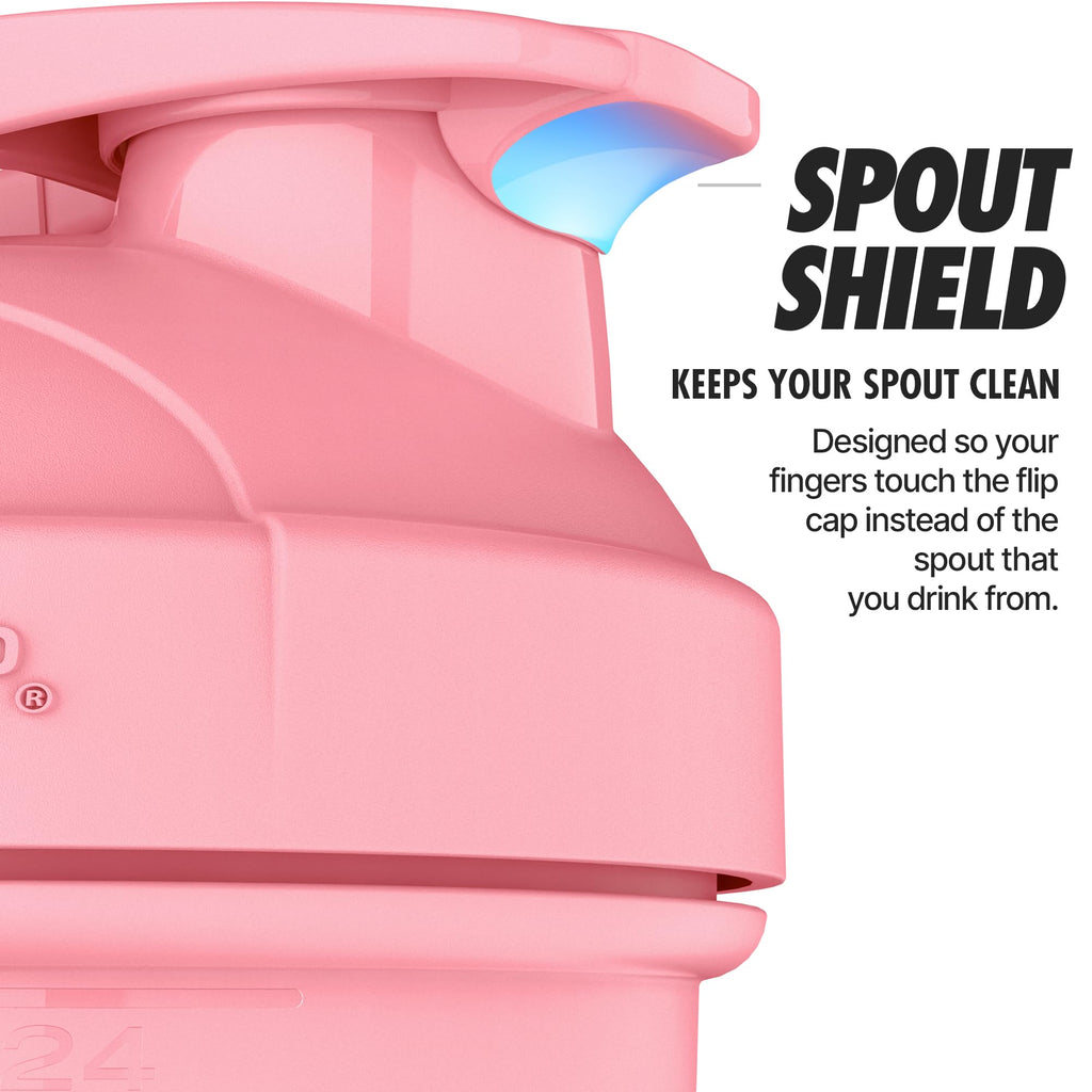 Hydra Cup ProFlow [2 Pack] 28 oz Shaker Bottles for Protein Shakes, Shaker Cups with Ball Blender Whisk, Shaker Bottle with Handle, Travel To Go, BPA Free (Black & Grey, 28oz)