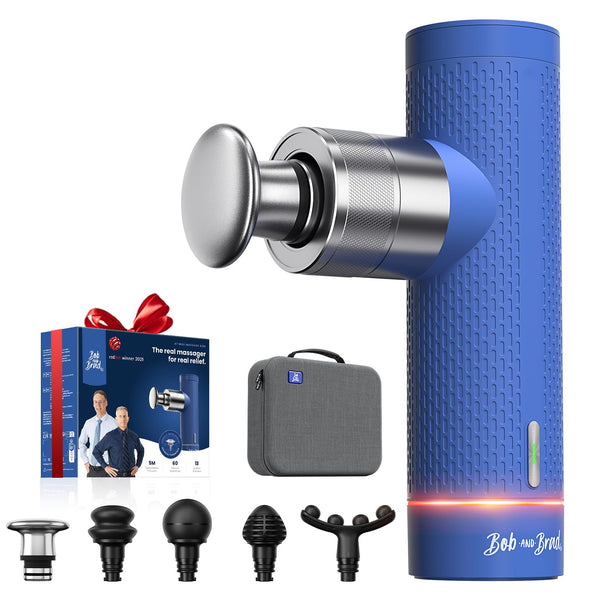 BOB AND BRAD A7 Pro Massage Gun with Heat and Cold Therapy, FSA Eligible/HSA Eligible, 11mm Amplitude Mini Massage Gun Deep Tissue Portable, Professional Muscle Massager for Pain Relief, Ideal Gift