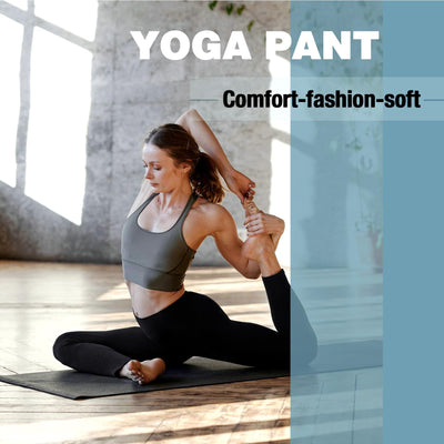 SINOPHANT High Waisted Leggings with Pockets Women, Full Length Capri Buttery Soft Stretchy Yoga Pants