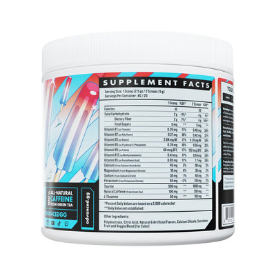 Advanced Energy - Energy Boosting Formula with Electrolytes for Hydration - L-Theanine to Combat Jitters - Sugar Free & Keto Friendly - No Maltodextrin (40 Servings) (Rocket Pop)