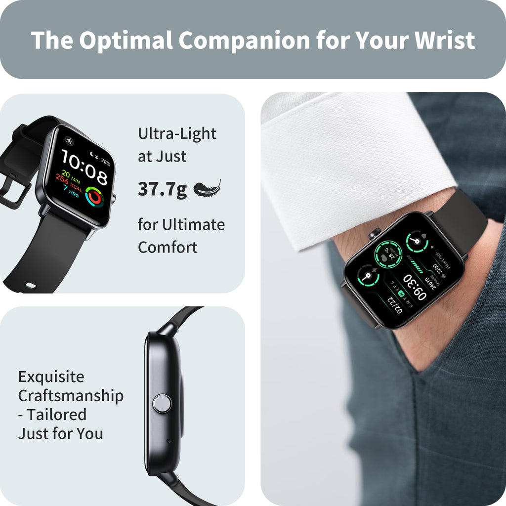 Smart Watch for Women Android & iPhone, Alexa Built-in, IP68 Waterproof Activity Fitness Tracker with Bluetooth Call (Answer/Make), 1.8" Smartwatch with Heart Rate/SpO2/Sleep Monitor, 100+ Sports Mode