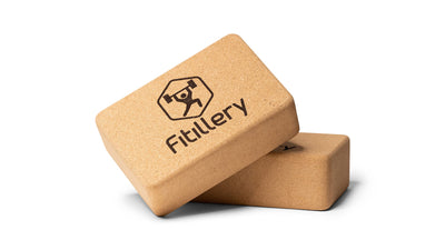 Yoga Block, Resilient Material, Easy to Grip, Comfortable Edges - 2 PACK