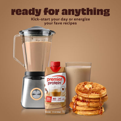 Premier Protein Shake, Vanilla, 30g Protein, 1g Sugar, 24 Vitamins & Minerals to Support Immune Health, 11 fl oz, Pack of 12 (Packaging May Vary)