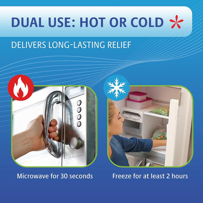 Reusable Ice Pack - 14x6 Hot/Cold Gel for Shoulder, Knee, Back, Ankle Relief