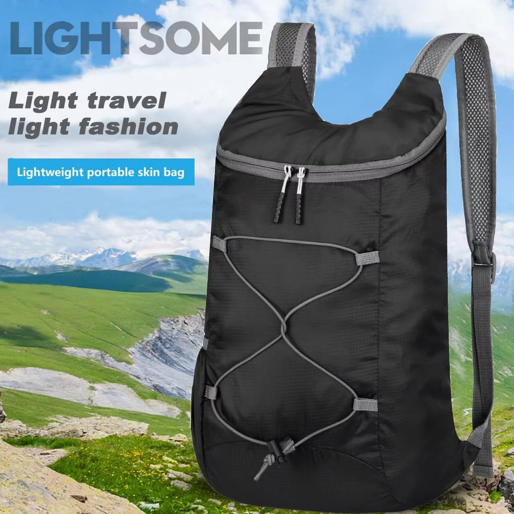 16L Lightweight Foldable Hiking-Backpack Small Packable-Daypack For Travel,Ultralight Water-Resistant Gym Bag Men Women Easy Carry-on (Royal Blue)