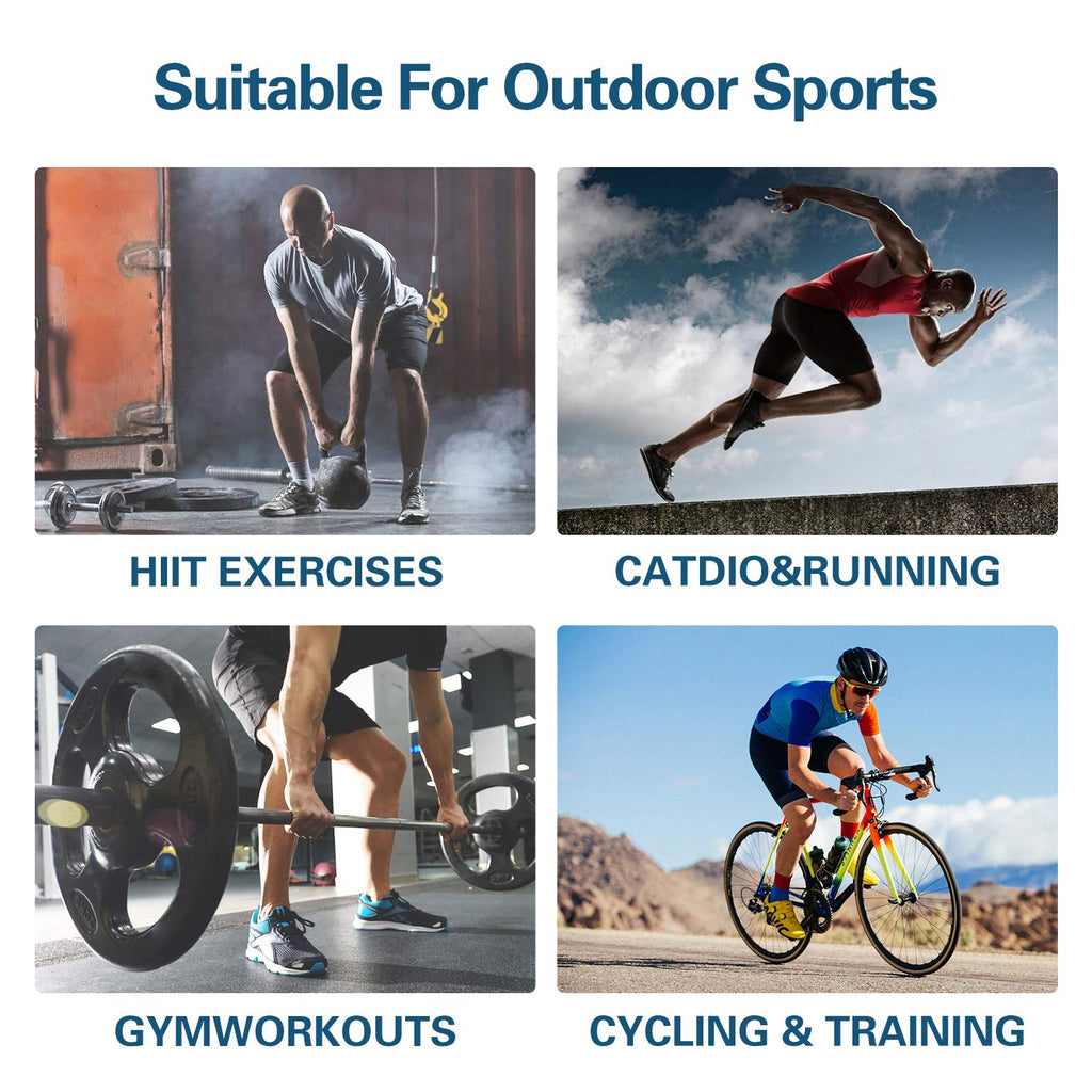 Roadbox Compression Shorts for Men, 3 Pack Athletic Workout Underwear, Running Gym Spandex Base Layer Boxer Briefs