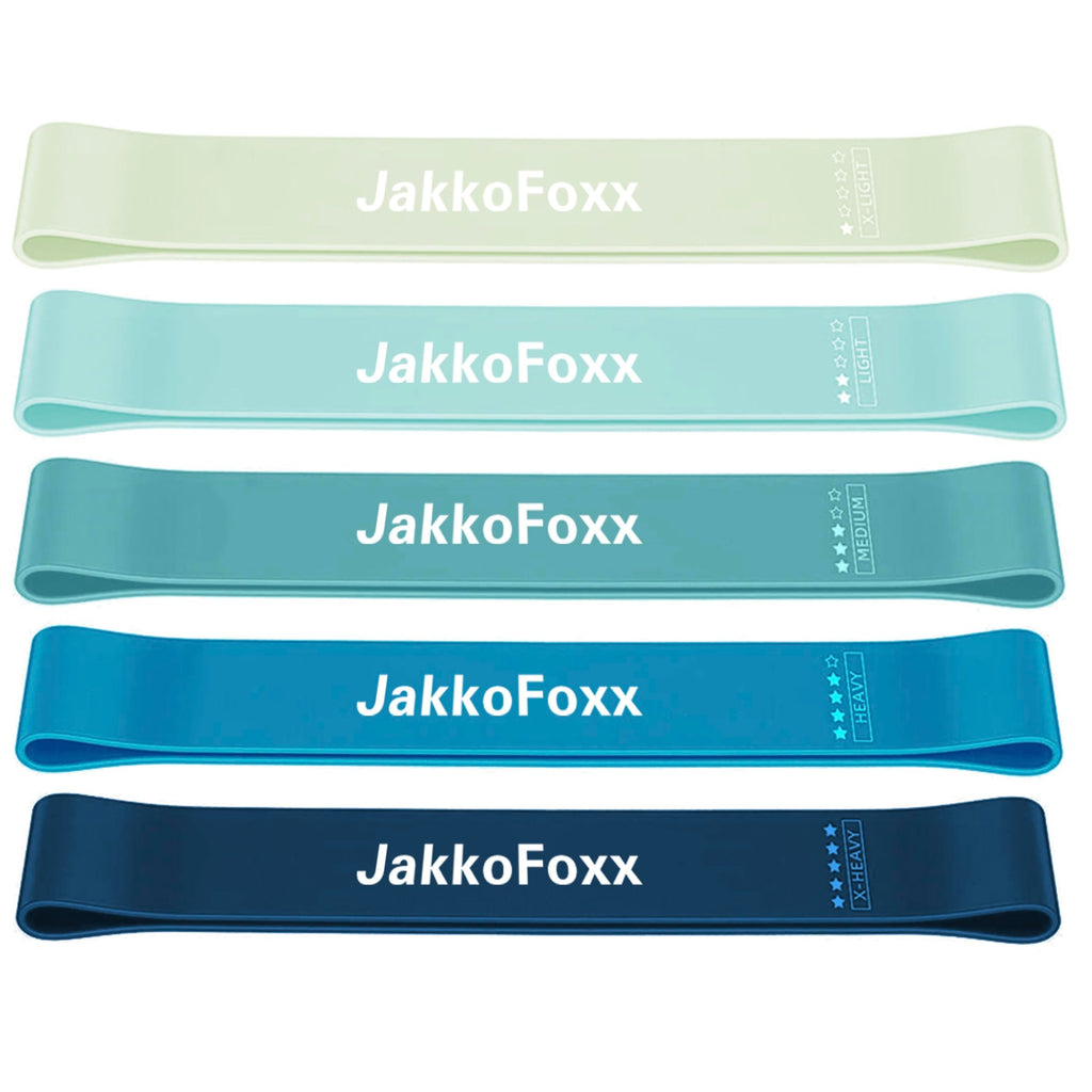 Resistance Loop Exercise Bands, Resistance Bands Exercise Bands for Home Fitness, Stretching, Strength Training, Physical Therapy,Elastic Workout Bands for Women Men Kids, Set of 5