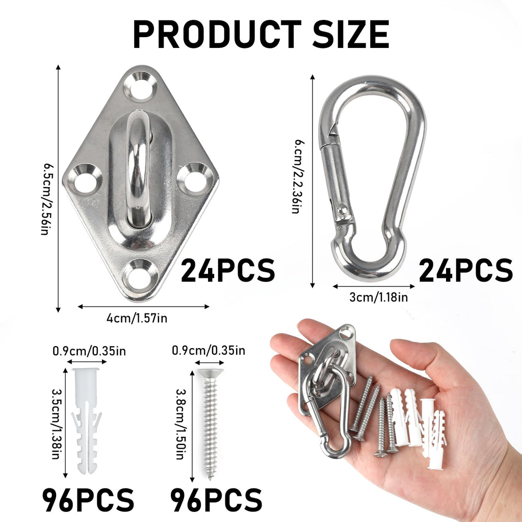 Wall Mount for Resistance Bands, Workout Anchors Wall Resistance with Hook for Fitness Bands, Space Saving Workout Equipment for Home Gym Weight Straps Suspension Training Exercise