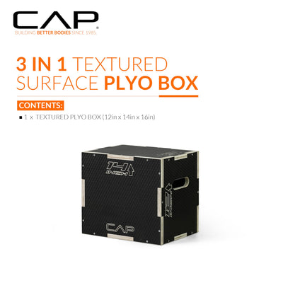 CAP Barbell 3-in-1 Plyometric Box | Multiple Styles and Sizes