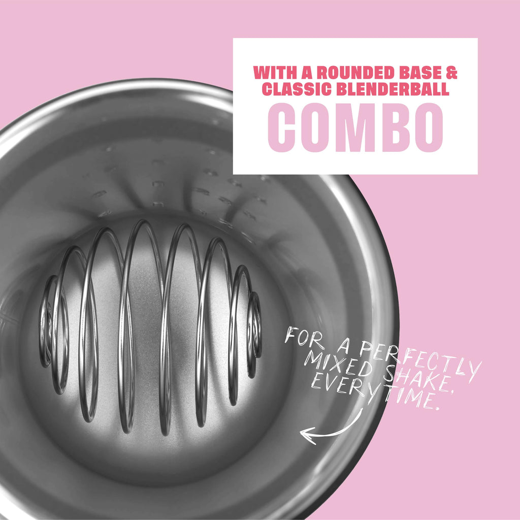 BlenderBottle Strada Shaker Cup Insulated Stainless Steel Water Bottle with Wire Whisk, 24-Ounce, Black