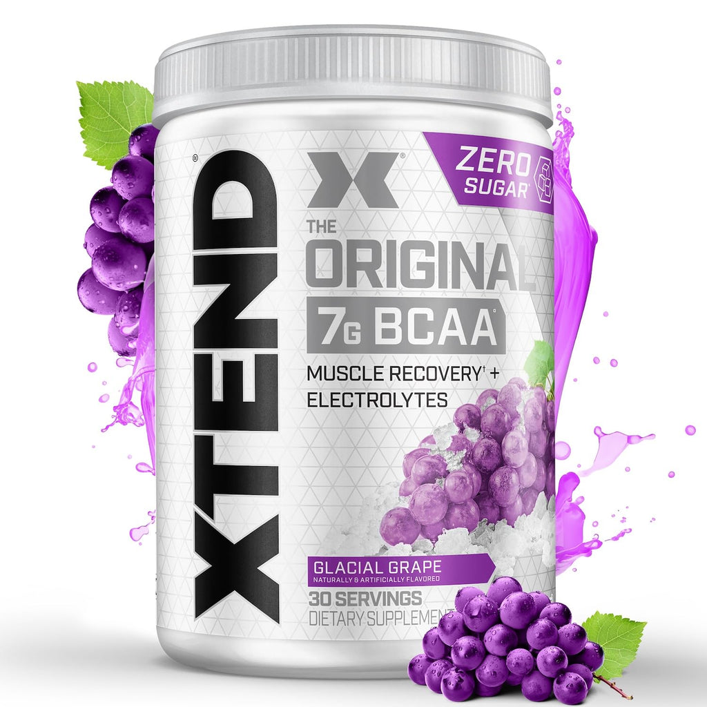 Xtend Original BCAA Powder 7g BCAA and 2.5g L-Glutamine, Sugar Free Post Workout Muscle Recovery Drink with Amino Acids for Men & Women, 30 Servings