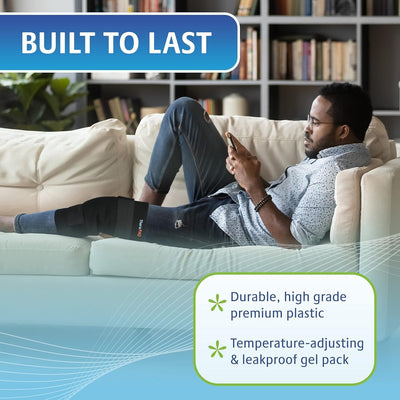 Reusable Ice Pack - 14x6 Hot/Cold Gel for Shoulder, Knee, Back, Ankle Relief