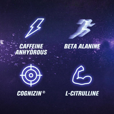 Jacked Factory NITROSURGE Pre Workout Supplement - Endless Energy, Instant Strength Gains, Clear Focus, Intense Pumps - NO Booster & Preworkout Powder with Beta Alanine - 30 Servings, Cherry Limeade