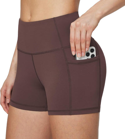 baleaf Women's 8"/ 5"/ 3" Biker Shorts High Waist Yoga Workout Gym Running Volleyball Spandex Shorts with Pockets
