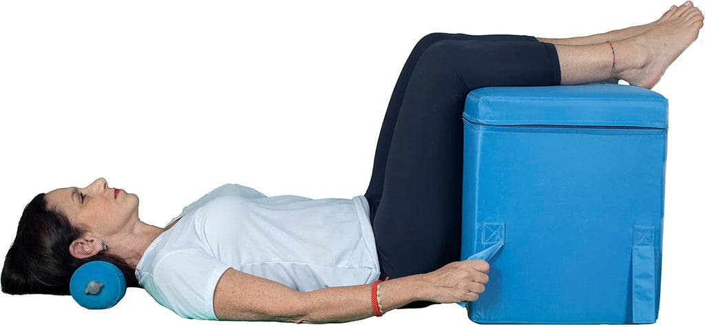 Pain Free-Posture Committed Foam Package (Blocks LARGE & 2 SMALL, Rolls LONG & SHORT, STRAP/Yoga Belt & Prism Glasses Bundle)-Used for All Posture Method Exercises-Back, Shoulder & Neck Pain