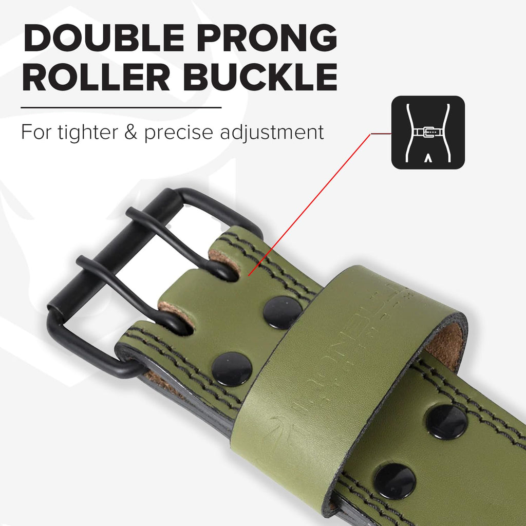 7mm Leather Weight Lifting Belt (IPF, USAPL, USPA, IPL USAW & IWF Approved) - 4" to 2” Tapered Premium Weightlifting Belt for Olympic Lifting, Powerlifting, Cross training, Gym, Workout & Weight Training - Weightlifting Belts for Men and Women