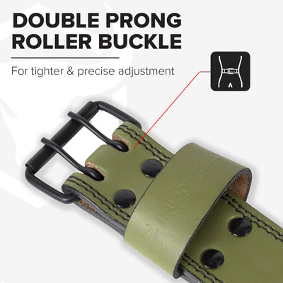 7mm Leather Weight Lifting Belt (IPF, USAPL, USPA, IPL USAW & IWF Approved) - 4" to 2” Tapered Premium Weightlifting Belt for Olympic Lifting, Powerlifting, Cross training, Gym, Workout & Weight Training - Weightlifting Belts for Men and Women