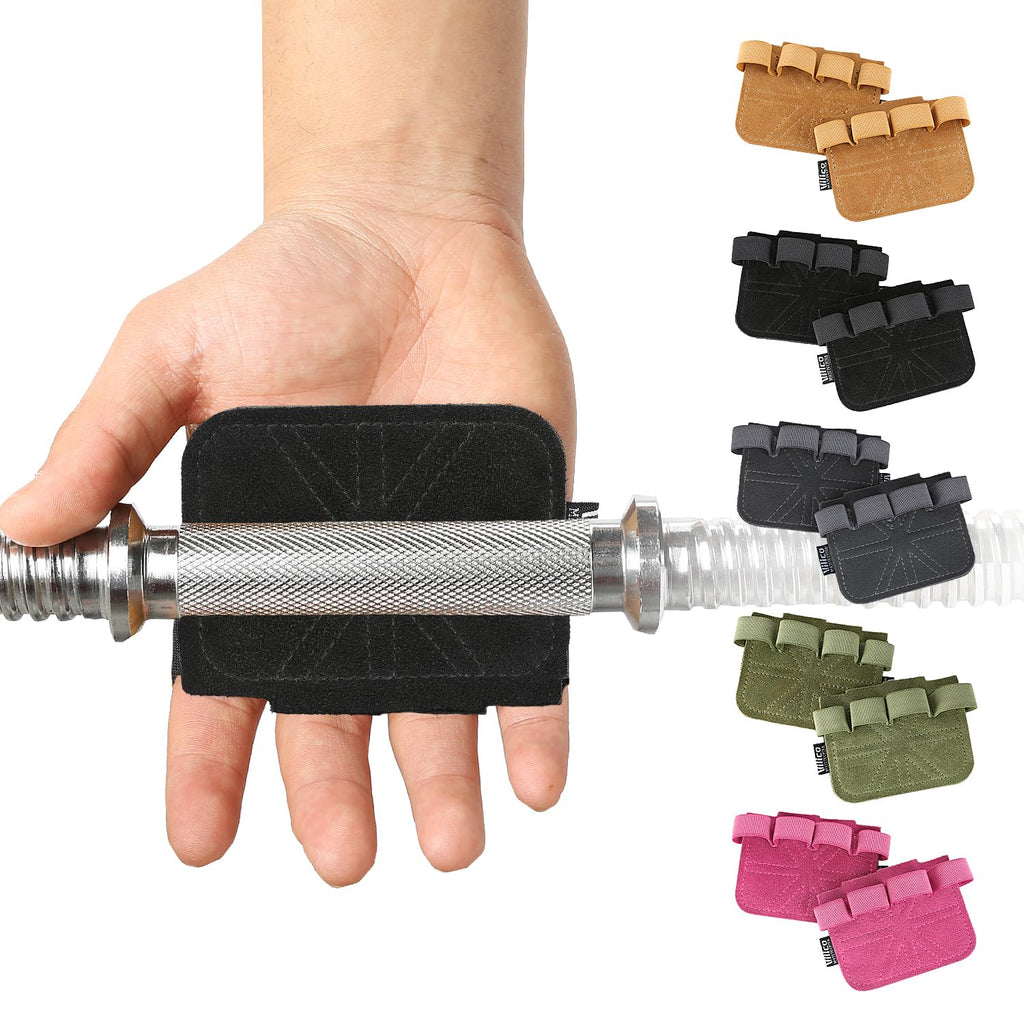 Leather Weight Lifting Gloves, Lifting Grips Weightlifting Gloves for Men Women, Weight Glove Gym Glove for Weightlifting Deadlift Exercise Pull-up