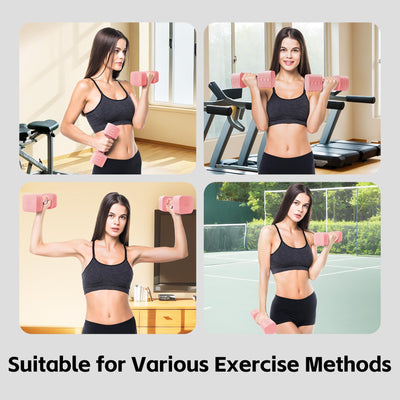 20LBS Adjustable Dumbbell Set, 4 in 1 Free Weights Dumbbells Set for,4lb 6lb 8lb 10lb, with Metal Non Slip Handle，Quick Change，Home Gym Strength Training Equipment for Men and Women