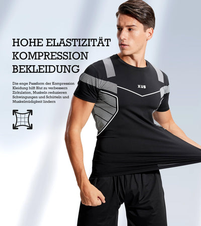 BOOMCOOL 5PCS Gym Clothes for Men Workout Sets