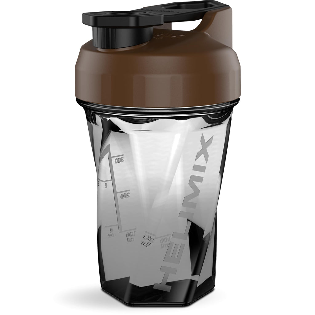 HELIMIX 2.0 Vortex Blender Shaker Bottle Holds upto 28oz | No Blending Ball or Whisk | USA Made | Portable Pre Workout Whey Protein Drink Shaker Cup | Mixes Cocktails Smoothies Shakes | Top Rack Safe