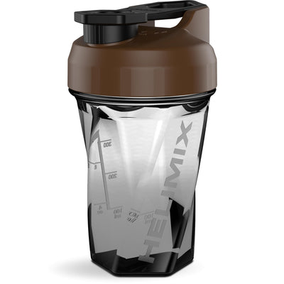 HELIMIX 2.0 Vortex Blender Shaker Bottle Holds upto 28oz | No Blending Ball or Whisk | USA Made | Portable Pre Workout Whey Protein Drink Shaker Cup | Mixes Cocktails Smoothies Shakes | Top Rack Safe