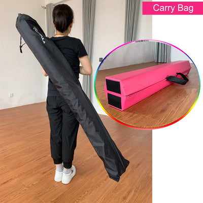 MARFULA Balance Beam - Folding Floor Gymnastics Equipment for Kids, Non Slip Base - 6 FT to 10 FT for Home Gym Use