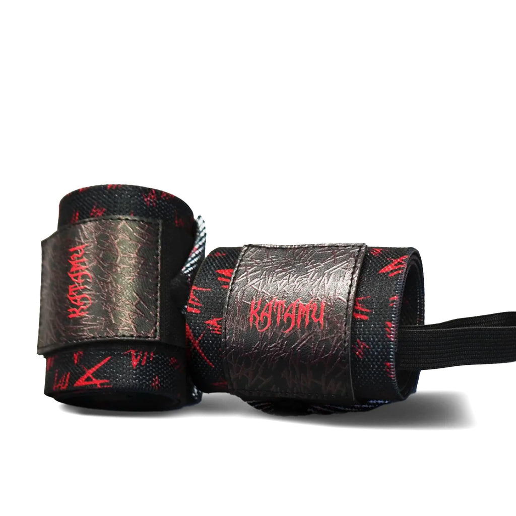 Katamu | Premium Wrist Straps | Wrist Support for Weighlifting, Powerlifting and Bodybuilding
