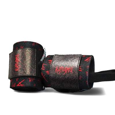 Katamu | Premium Wrist Straps | Wrist Support for Weighlifting, Powerlifting and Bodybuilding