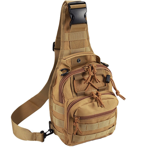 Tactical Shoulder Bag,1000D Outdoor Military Sling Daypack Backpack