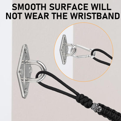 Wall Mount for Resistance Bands, Workout Anchors Wall Resistance with Hook for Fitness Bands, Space Saving Workout Equipment for Home Gym Weight Straps Suspension Training Exercise