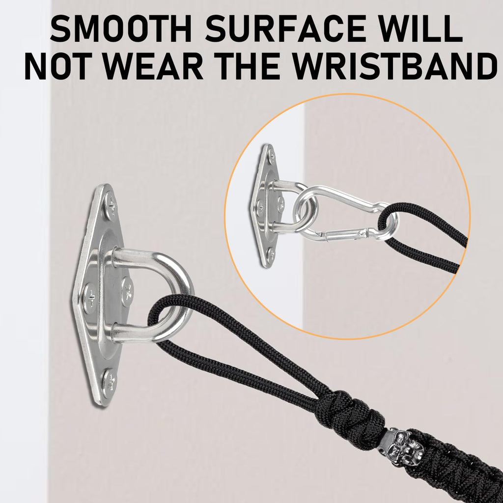 Wall Mount for Resistance Bands, Workout Anchors Wall Resistance with Hook for Fitness Bands, Space Saving Workout Equipment for Home Gym Weight Straps Suspension Training Exercise