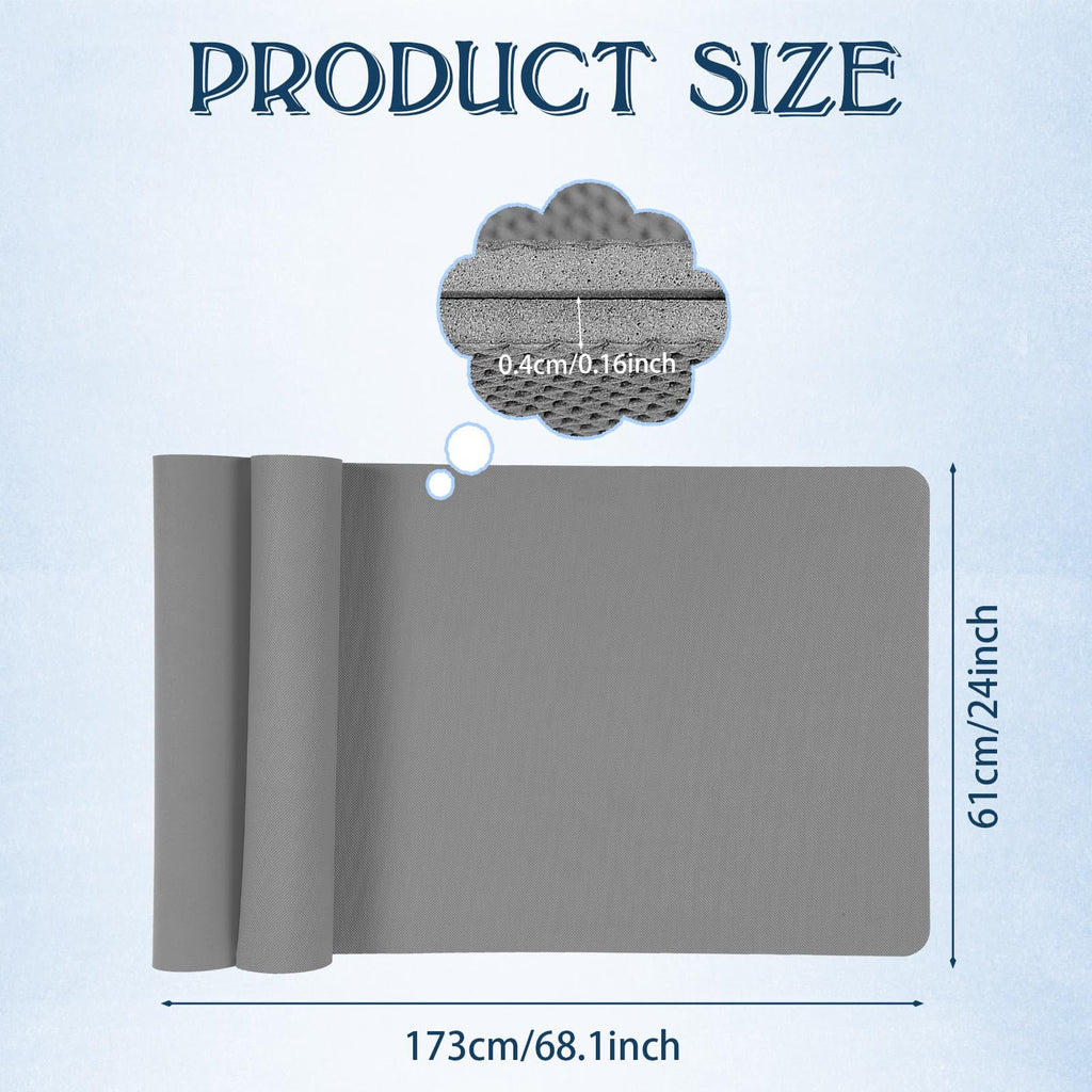 10 Pack Yoga Mats Bulk, 68'' x 24'' x 4mm Thick Yoga Mats for Kids and Adult Gym Mats Bundle Latex Free Exercise Mats with Non Slip Texture for Outdoor Yoga, Pilates or Workout