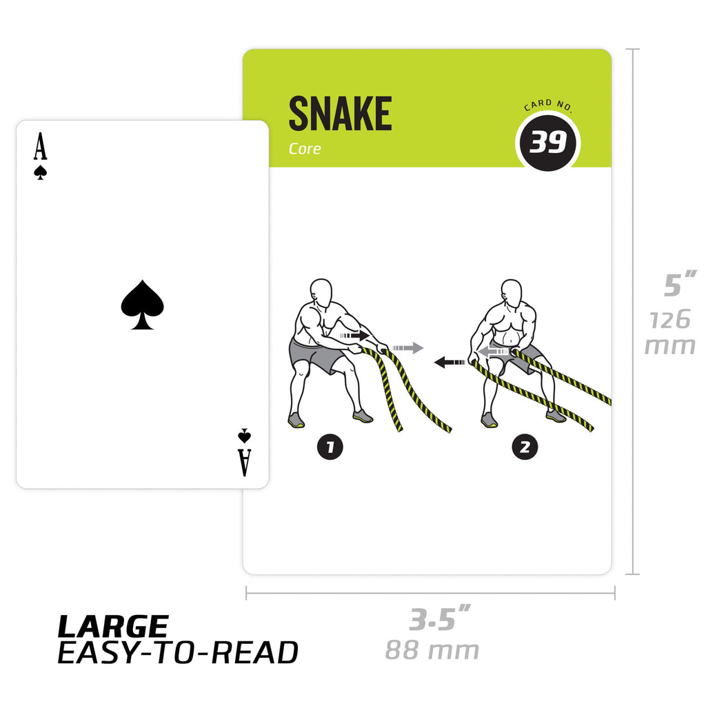 NewMe Fitness Stretching Workout Cards, Instructional Fitness Deck for Women & Men, Beginner Fitness Guide to Training Exercises at Home or Gym