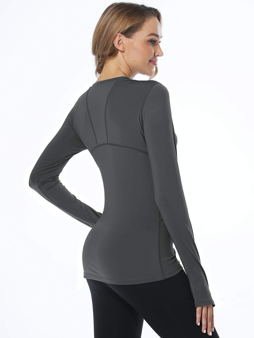 CADMUS Quick-Drying Running Long Sleeve Shirt for Women Workout Shirts